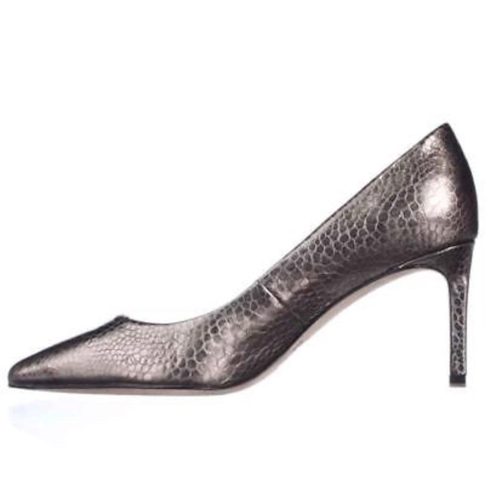 Elie Tahari Destry Pointed Toe Dress Pumps, Pewter